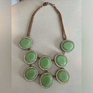 Banana Republic Statement 20” Necklace! Beautiful Sea Green stones